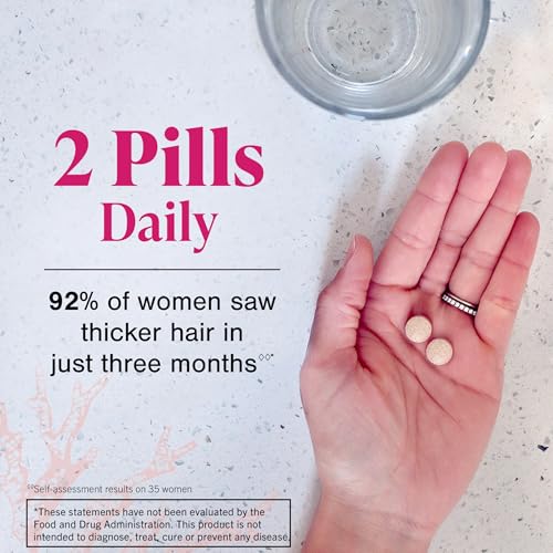 Viviscal Hair Growth Supplements for Women: Thicker, Fuller Hair - Nourishes Thinning & Loss, Proprietary Collagen Comp
