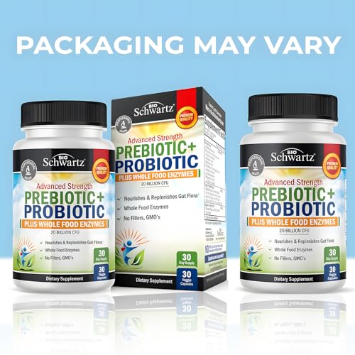 Advanced Prebiotics and Probiotics for Women & Men: Immune, Digestive & Gut Health, 30 Capsules  
Advanced Prebiotics an
